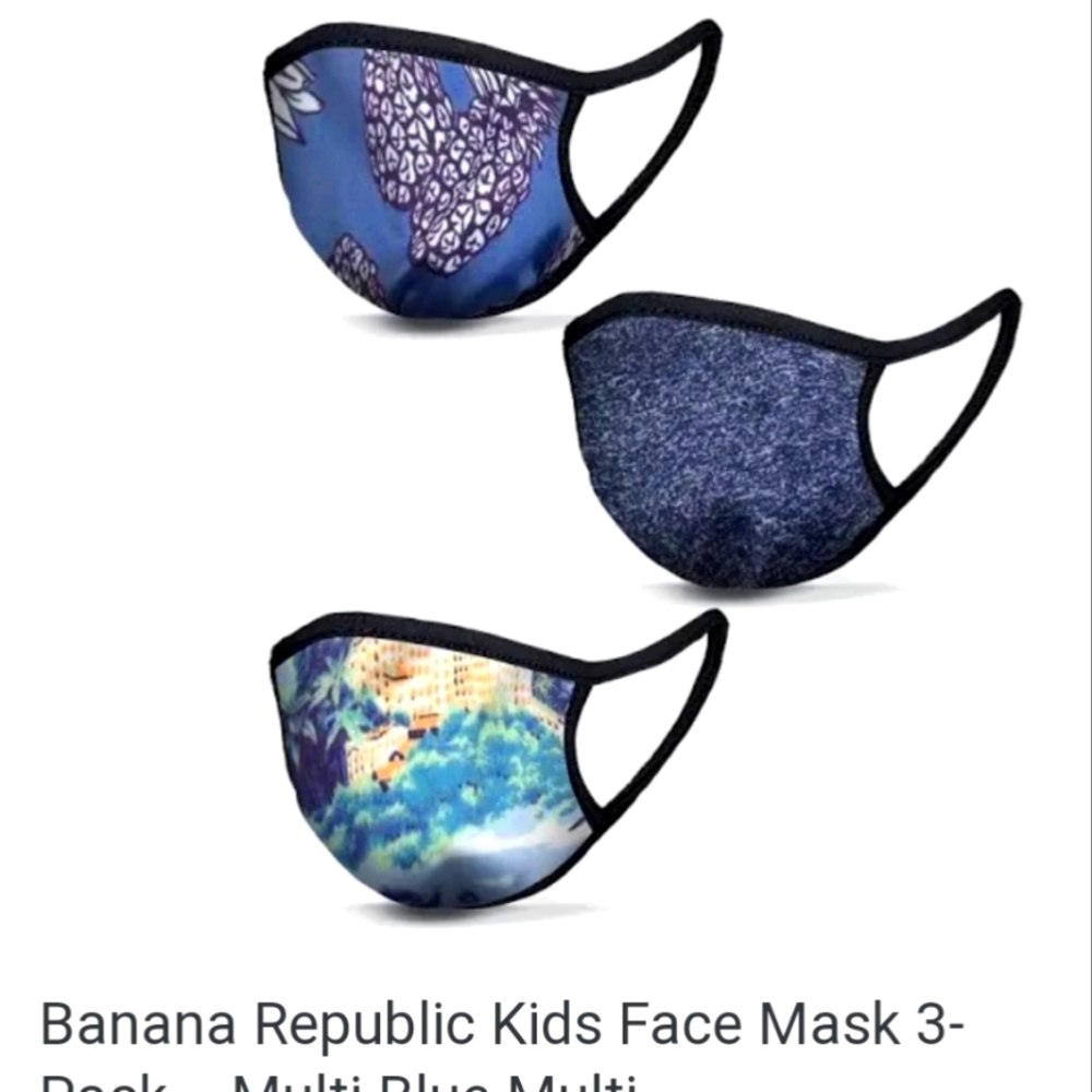 NWT Set of 3 kid's masks 😷